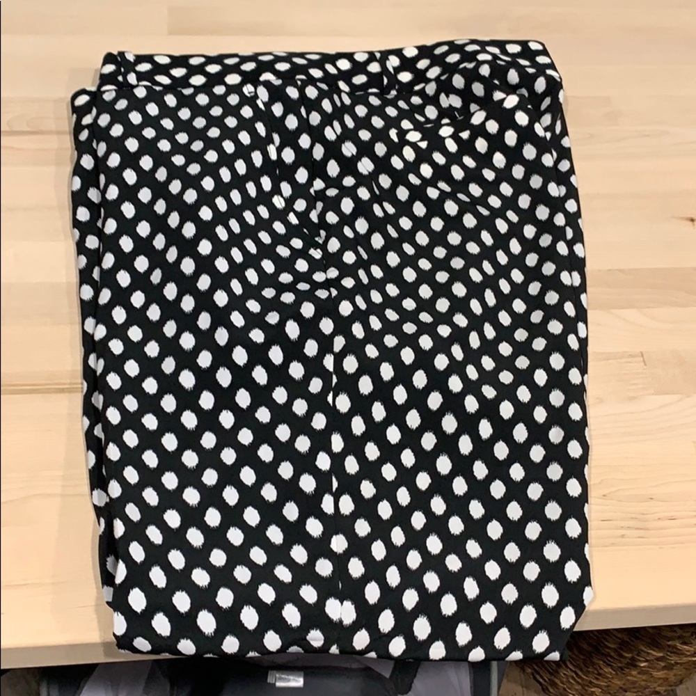 Banana Republic Polka Dot Ankle Pant NWOT Size 14